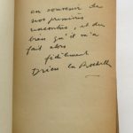 Couverture du livre Estimation du livre &laquo;&nbsp;ensemble de trois ouvrages en édition originale comportant des envois autographes signés à Jean Cortot&nbsp;&raquo;