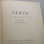 Couverture du livre Estimation du livre &laquo;&nbsp;verve – The French review of art : nos. 5-6&nbsp;&raquo;