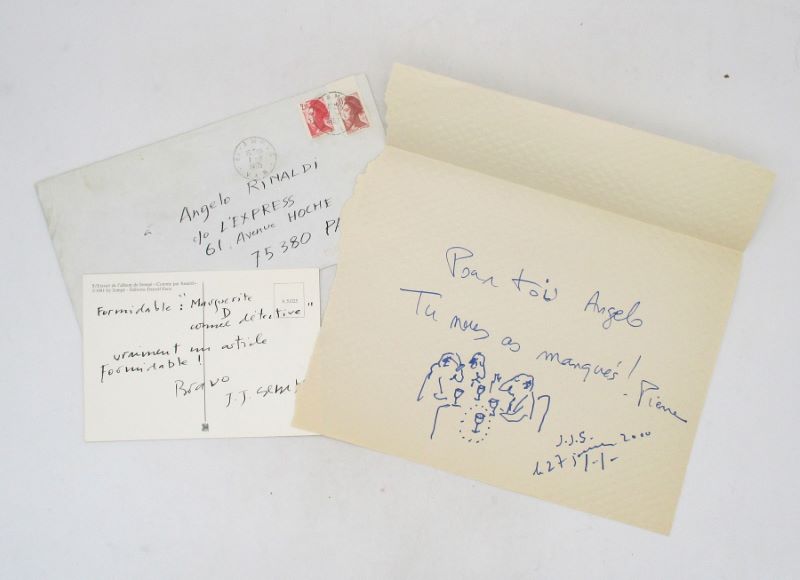 Couverture du livre Estimation du livre &laquo;&nbsp;dessin originale signé et carte postale autographe&nbsp;&raquo;