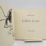 Couverture du livre Estimation du livre &laquo;&nbsp;l&rsquo;Effroi la joie&nbsp;&raquo;
