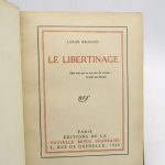 Couverture du livre Estimation du livre « le Libertinage »