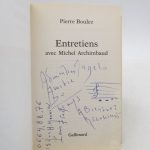 Couverture du livre Estimation du livre « entretiens avec Michel Archimbaud »