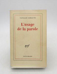 Estimation Edition originale - Couverture du livre Estimation du livre « l’Usage de la parole »