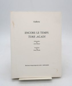 Estimation Livre illustré - Couverture du livre Estimation du livre &laquo;&nbsp;encore le temps – Time again&nbsp;&raquo;