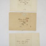 Couverture du livre Estimation du livre &laquo;&nbsp;3 lettres autographes dont 2 signées&nbsp;&raquo;