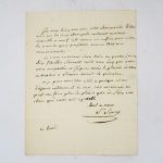 Couverture du livre Estimation du livre « lettre et mot autographes signés »