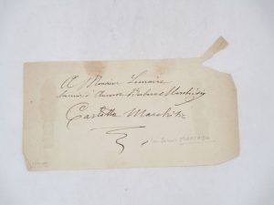 Estimation Lettre autographes - Couverture du livre Estimation du livre « mot autographe signé »