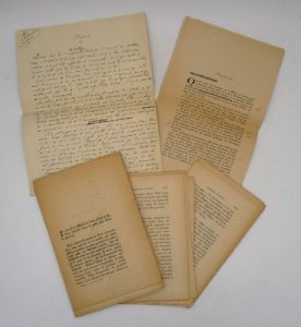 Estimation Lettre autographes - Couverture du livre Estimation du livre &laquo;&nbsp;les Idées restent – Préface : manuscrit autographe signé et épreuves corrigées [et] épreuves corrigées de la presque totalité de l&rsquo;oeuvre&nbsp;&raquo;