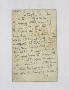 Estimation Lettre autographes - Couverture du livre Estimation du livre « carte-lettre autographe signée »