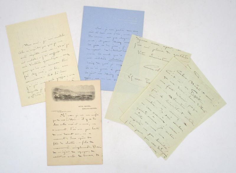 Couverture du livre Estimation du livre &laquo;&nbsp;4 lettres autographes signées&nbsp;&raquo;