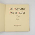 Couverture du livre Estimation du livre &laquo;&nbsp;les Costumes du pays de France&nbsp;&raquo;
