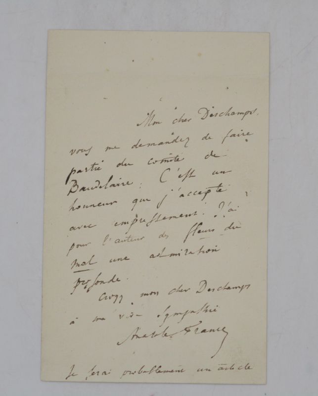 Couverture du livre Estimation du livre &laquo;&nbsp;2 lettres autographes signées&nbsp;&raquo;