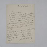 Couverture du livre Estimation du livre &laquo;&nbsp;2 lettres autographes signées&nbsp;&raquo;