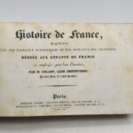 Couverture du livre Estimation du livre &laquo;&nbsp;histoire de France, représentée par des tableaux synoptiques et par soixante-dix gravures&nbsp;&raquo;