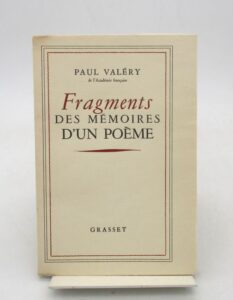 Estimation Edition originale - Couverture du livre Estimation du livre &laquo;&nbsp;fragments des mémoires d&rsquo;un poème&nbsp;&raquo;