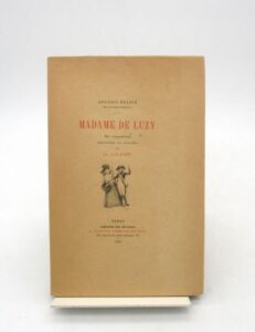 Estimation Livre illustré - Couverture du livre Estimation du livre &laquo;&nbsp;madame de Luzy&nbsp;&raquo;