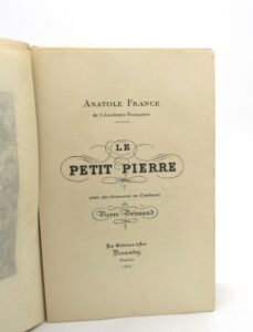 Estimation Livre illustré - Couverture du livre Estimation du livre &laquo;&nbsp;le Petit Pierre&nbsp;&raquo;
