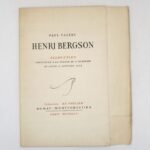 Couverture du livre Estimation du livre &laquo;&nbsp;henri Bergson&nbsp;&raquo;