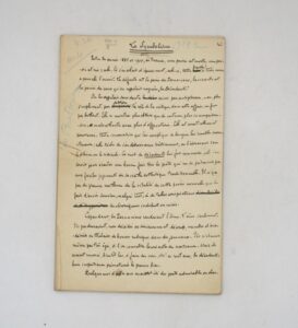 Estimation Lettre autographes - Couverture du livre Estimation du livre &laquo;&nbsp;le Symbolisme [et] Le Vers libre : manuscrits autographes signés&nbsp;&raquo;