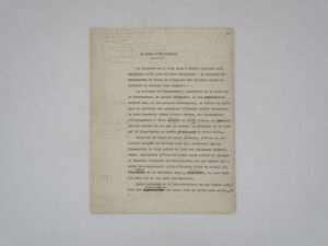 Estimation Lettre autographes - Couverture du livre Estimation du livre &laquo;&nbsp;en marge d&rsquo;un discours : tapuscrit et manuscrit autographe&nbsp;&raquo;