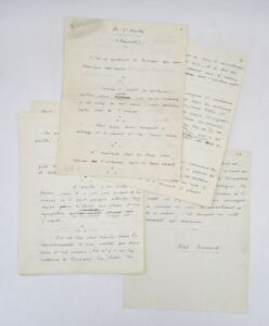 Estimation Lettre autographes - Couverture du livre Estimation du livre &laquo;&nbsp;de l&rsquo;amitié : manuscrit autographe signé&nbsp;&raquo;