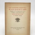 Couverture du livre Estimation du livre &laquo;&nbsp;les Cantiques spirituels de Saint Jean de La Croix traduits en vers françois par le R.P. Cyprien, carme déchaussé&nbsp;&raquo;