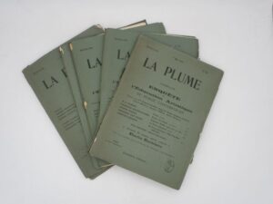 Estimation Edition originale - Couverture du livre Estimation du livre &laquo;&nbsp;la Plume : Numéro spécial consacré à Charles Baudelaire&nbsp;&raquo;