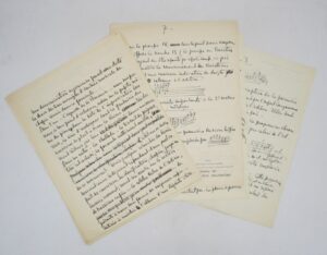 Estimation Lettre autographes - Couverture du livre Estimation du livre &laquo;&nbsp;une discrimination ingénieuse parait avoir dicté le choix de trois exemples d&rsquo;écriture musicale de Chopin… : manuscrit autographe&nbsp;&raquo;