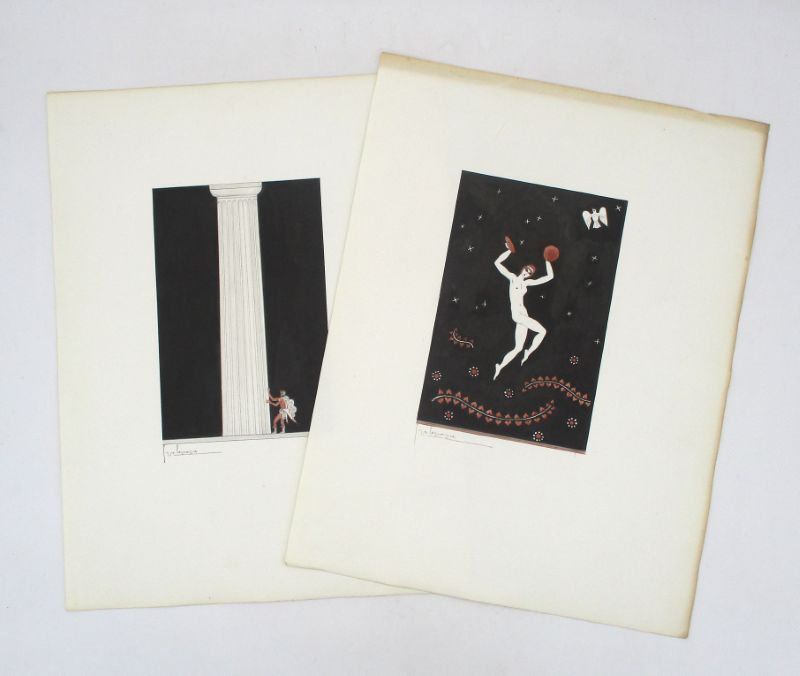 Couverture du livre Estimation du livre &laquo;&nbsp;2 gouaches originales signées&nbsp;&raquo;