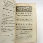 Couverture du livre Estimation du livre « recherches philosophiques sur les égyptiens et les chinois. Pour servir de suite aux Recherches philosophiques sur les américains »