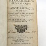 Couverture du livre Estimation du livre &laquo;&nbsp;Éclaircissemens géographiques sur l&rsquo;ancienne Gaule précédés d&rsquo;un Traité des mesures itinéraires des romains, et de la lieue gaulois&nbsp;&raquo;