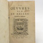 Couverture du livre Estimation du livre « les Oeuvres de Mr de Balzac »