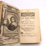Couverture du livre Estimation du livre « les Oeuvres de Mr de Balzac »