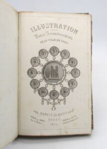 Estimation Voyages-Atlas - Couverture du livre Estimation du livre « nouveau plan de Paris illustré, dédié au commerce et à l’industrie »
