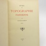 Couverture du livre Estimation du livre &laquo;&nbsp;Études de topographie parisienne&nbsp;&raquo;
