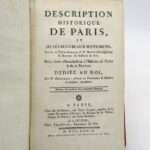 Couverture du livre Estimation du livre &laquo;&nbsp;description historique de Paris, et de ses plus beaux monuments&nbsp;&raquo;