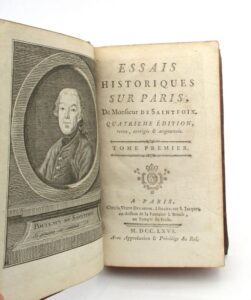 Estimation Histoire - Couverture du livre Estimation du livre &laquo;&nbsp;essais historiques sur Paris&nbsp;&raquo;