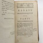 Couverture du livre Estimation du livre &laquo;&nbsp;essais historiques sur Paris&nbsp;&raquo;