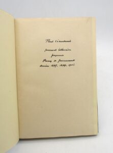 Estimation Lettre autographes - Couverture du livre Estimation du livre « journal littéraire (Fragments) Rémy de Gourmont années 1897, 1899, 1905. »