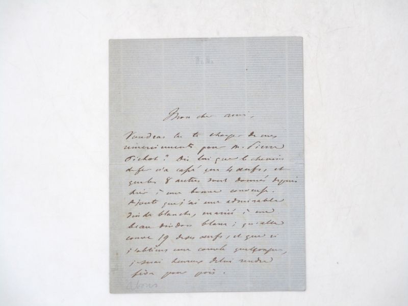 Couverture du livre Estimation du livre « lettre autographe signée »