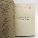 Couverture du livre Estimation du livre &laquo;&nbsp;grains de matière et de lumière&nbsp;&raquo;