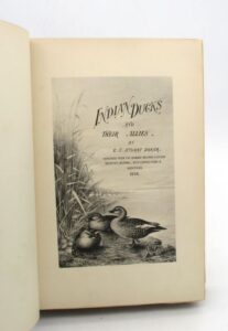 Estimation Ouvrages spécialisés – Chasse - Couverture du livre Estimation du livre « the Indian Ducks and their Allies »