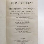 Couverture du livre Estimation du livre « chine moderne ou Description historique, géographique et littéraire de ce vaste empire, d’après des documents chinois; »
