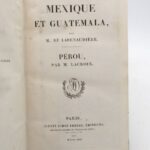 Couverture du livre Estimation du livre &laquo;&nbsp;mexique et Guatemala – Pérou&nbsp;&raquo;