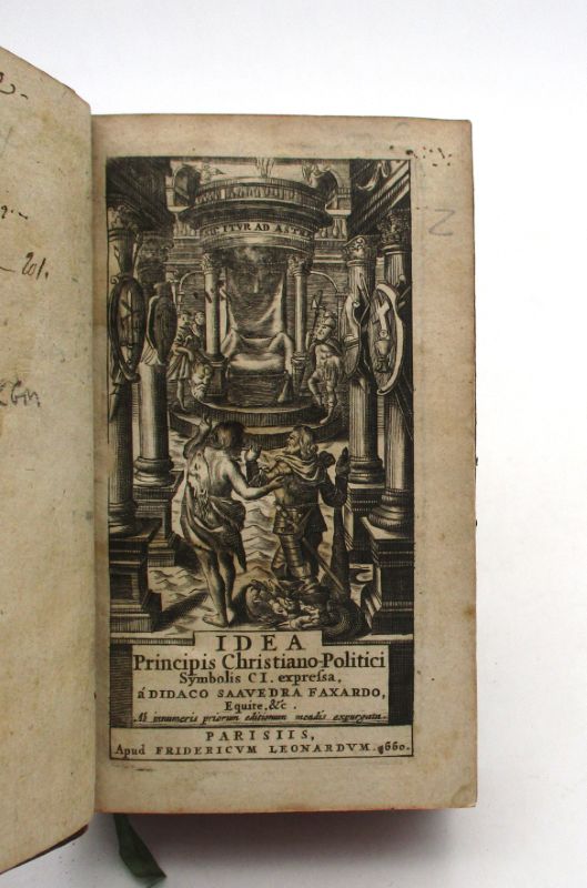 Couverture du livre Estimation du livre &laquo;&nbsp;idea Principis Christiano-politici symbolis CI expressa&nbsp;&raquo;