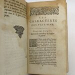 Couverture du livre Estimation du livre « les Charactères des passions »
