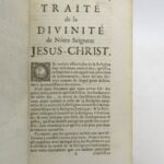 Couverture du livre Estimation du livre « traité de la divinité de Notre-Seigneur Jésus-Christ »