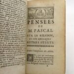 Couverture du livre Estimation du livre « pensées de M. Pascal sur la religion et quelques autres sujets »