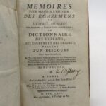 Couverture du livre Estimation du livre &laquo;&nbsp;mémoires pour servir à l&rsquo;histoire des égaremens de l&rsquo;esprit humain par rapport à la religion chrétienne ou Dictionnaire des hérésies, des erreurs et des schismes&nbsp;&raquo;