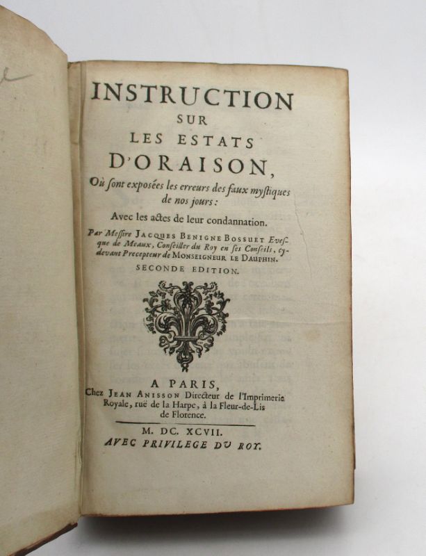 Couverture du livre Estimation du livre &laquo;&nbsp;instruction sur les estats d&rsquo;oraison où sont exposées les erreurs des faux mystiques de nos jours : avec les actes de leur condannation&nbsp;&raquo;